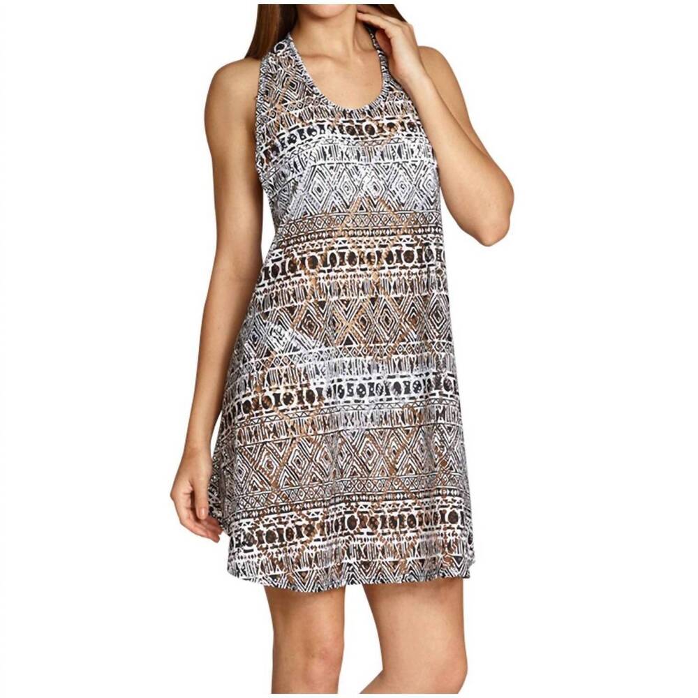 NEW ELIF racer back tank dress in lynx